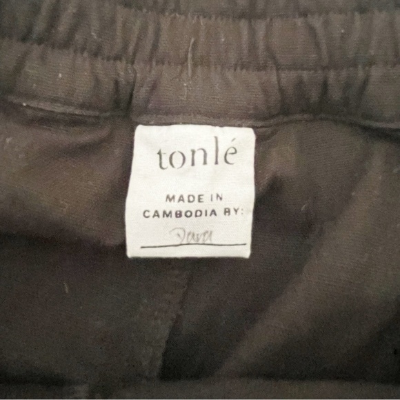 Tonle RJ Black High Rise Tapered Leg Pant Small - Picture 8 of 9